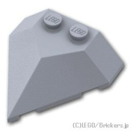 レゴ パーツ ウェッジ 4 x 4 - ポインテッド [ Flat Silver / フラットシルバー ] | LEGO純正品の バラ 売り