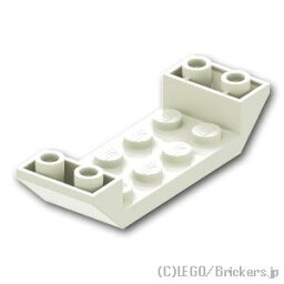 レゴ パーツ 逆スロープ 45°カットアウト - 6 x 2 [ White / ホワイト ] | LEGO純正品の バラ 売り