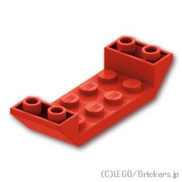 レゴ パーツ 逆スロープ 45°カットアウト - 6 x 2 [ Red / レッド ] | LEGO純正品の バラ 売り