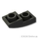 レゴ パーツ 逆スロープ カーブ 1 x 2 [ Black / ブラック ] | LEGO純正品の バラ 売り