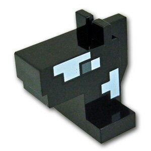 レゴ マインクラフト（売れ筋ランキング） レゴ パーツ ピクセルの馬の頭 - マインクラフト [ Black / ブラック ] | LEGO純正品の バラ 売り