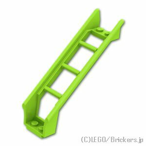 レゴ パーツ ローラーコースターレール - 6ブロック分の高低差 [ Lime / ライム ] | LEGO純正品の バラ 売り