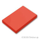 レゴ パーツ タイル 2 x 3 [ Red / レッド ] | LEGO純正品の バラ 売り 1