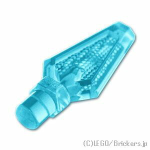 レゴ パーツ 槍の穂先 - 六角形 [ Tr,Lt Blue / トランスライトブルー ] | LEGO純正品の バラ 売り