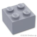 レゴ パーツ ブロック 2 x 2 [ Light Bluish Gray / グレー ] | LEGO純正品の バラ 売り