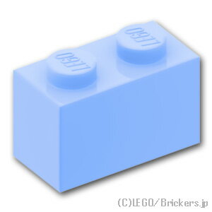 レゴ パーツ ブロック 1 x 2 [ Bt,Lt Blue