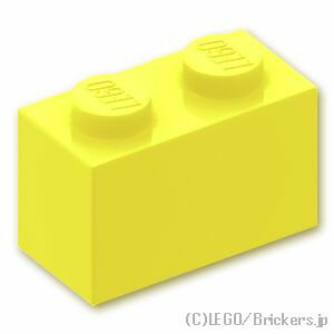 レゴ パーツ ブロック 1 x 2 [ Bt,Lt Yell