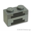 レゴ パーツ ブロック 1 x 2 - ピクセル フォージ マインクラフト Dark Bluish Gray / ダークグレー LEGO純正品の バラ 売り