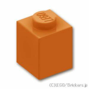 レゴ パーツ ブロック 1 x 1 [ Dark Orange / ダークオレンジ ] | LEGO純正品の バラ 売り