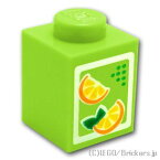 レゴ パーツ ブロック 1 x 1 - ジュースカートン [ Lime / ライム ] | LEGO純正品の バラ 売り
