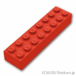 ●レゴ パーツ - ブロック ●商品名：ブロック 2 x 8 ●色：[Red / レッド] ●エレメント ID：300721/6036408 ●デザイン ID：3007/93888