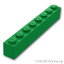 レゴ パーツ ブロック 1 x 8 [ Green / グリーン ] | LEGO純正品の バラ 売り