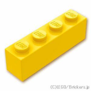 レゴ パーツ ブロック 1 x 4 [ Yellow / イエロー ] | LEGO純正品の バラ 売り