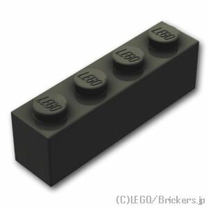 レゴ パーツ ブロック 1 x 4 [ Black / ブラック ] | LEGO純正品の バラ 売り