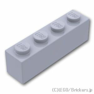 レゴ パーツ ブロック 1 x 4 [ Light Bluish Gray / グレー ] | LEGO純正品の バラ 売り