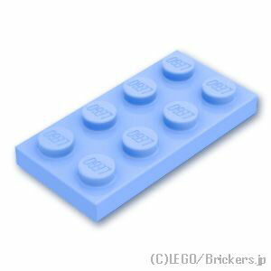 レゴ パーツ プレート 2 x 4 [ Bt,Lt Blue / ブライトライトブルー ] | LEGO純正品の バラ 売り