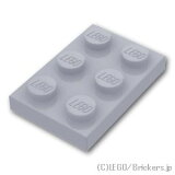 쥴 ѡ ץ졼 2 x 3 [ Light Bluish Gray / 졼 ] | LEGOʤ Х 