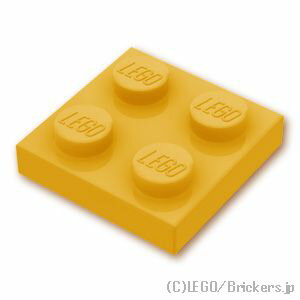 レゴ パーツ プレート 2 x 2 [ Pearl Gold / パールゴールド ] | LEGO純正品の バラ 売り 1