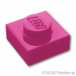 レゴ パーツ プレート 1 x 1 [ Magenta / マゼンタ ] | LEGO純正品の バラ 売り