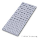 レゴ パーツ プレート 6 x 16 [ Light Bluish Gray / グレー ] | LEGO純正品の バラ 売り