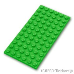 レゴ パーツ プレート 6 x 12 [ Bt,Green / ブライトグリーン ] | LEGO純正品の バラ 売り