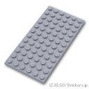 レゴ パーツ プレート 6 x 12 [ Light Bluish Gray / グレー ] | LEGO純正品の バラ 売り