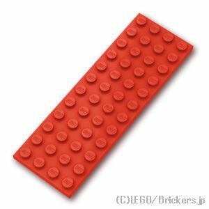 レゴ パーツ プレート 4 x 12 [ Red / レッド ] | LEGO純正品の バラ 売り