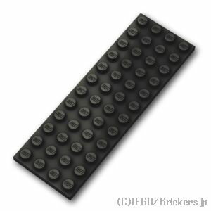 レゴ パーツ プレート 4 x 12 [ Black / ブラック ] | LEGO純正品の バラ 売り