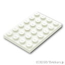 レゴ パーツ プレート 4 x 6 [ White / ホワイト ]  LEGO純正品の バラ 売り
