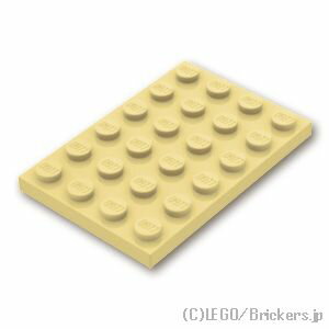 レゴ パーツ プレート 4 x 6 [ Tan / タン ] | LEGO純正品の バラ 売り