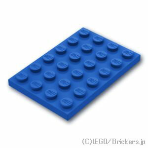 レゴ パーツ プレート 4 x 6 [ Blue / ブルー ] | LEGO純正品の バラ 売り