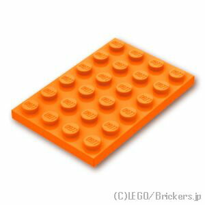 レゴ パーツ プレート 4 x 6 [ Orange / オレンジ ]  LEGO純正品の バラ 売り