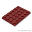 レゴ パーツ プレート 4 x 6 [ Dark Red / ダークレッド ] | LEGO純正品の バラ 売り
