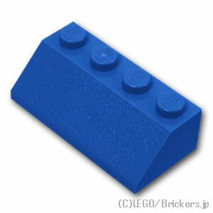 レゴ パーツ スロープ 45°- 2 x 4 [ Blue / ブルー ] | LEGO純正品の バラ 売り