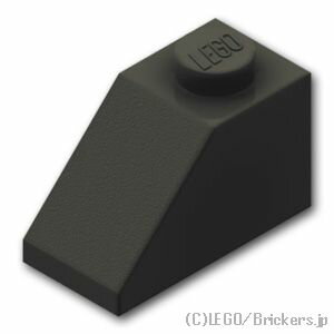 レゴ パーツ スロープ 45°- 2 x 1 [ Black / ブラック ] | LEGO純正品の バラ 売り