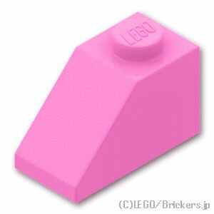 レゴ パーツ スロープ 45°- 2 x 1 [ Bright Pink / ブライトピンク ] | LEGO純正品の バラ 売り