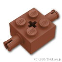 レゴ パーツ ホイール ホルダー - ブロック 2 x 2 [ Reddish Brown / ブラウン ] | LEGO純正品の バラ 売り