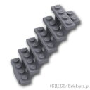 レゴ パーツ 階段 7 x 4 x 6 [ Dark Bluish Gray / ダークグレー ] | LEGO純正品の バラ 売り