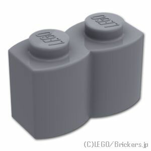 レゴ パーツ ブロック 1 x 2 - 丸太 [ D