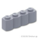 レゴ パーツ ブロック 1 x 4 - 丸太 [ Light Bluish Gray / グレー ] | LEGO純正品の バラ 売り