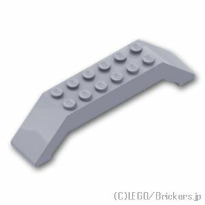 レゴ パーツ スロープ 45°2面 - 10 x 2 x 2 [ Light Bluish Gray / グレー ] | LEGO純正品の バラ 売り