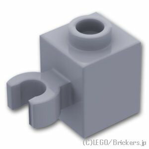 レゴ パーツ ブロック 1 x 1 - クリップ（垂直用） 凹スタッド  | LEGO純正品の バラ 売り