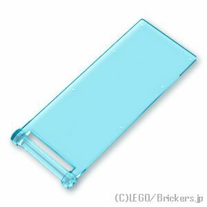 レゴ パーツ フラッグ 7 x 3 - バーハンドル [ Tr,Lt Blue / トランスライトブルー ] | LEGO純正品の バラ 売り