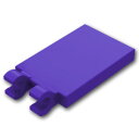 レゴ パーツ タイル 2 x 3 - 水平クリップ [ Dark Purple / ダークパープル ] | LEGO純正品の バラ 売り