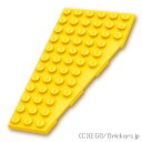 レゴ パーツ ウェッジプレート 6 x 12 左 [ Yellow / イエロー ] | LEGO純正品の バラ 売り