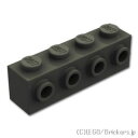 レゴ パーツ ブロック 1 x 4 - 1面スタッド [ Black / ブラック ] | LEGO純正品の バラ 売り