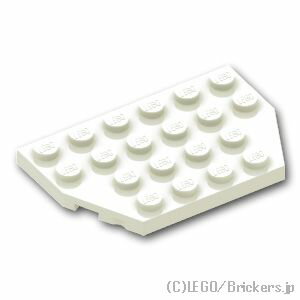 レゴ パーツ ウェッジプレート 4 x 6 [ White / ホワイト ] | LEGO純正品の バラ 売り