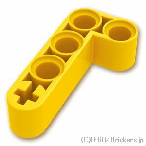 レゴ パーツ テクニック リフトアーム 2 x 4 - L字 [ Yellow / イエロー ] | LEGO純正品の バラ 売り