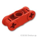 レゴ パーツ テクニック 軸/ピンコネクター - 垂直 3L [ Red / レッド ] | LEGO純正品の バラ 売り