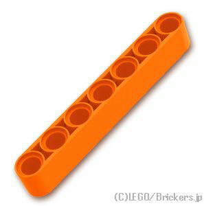 レゴ パーツ テクニック リフトアーム 1 x 7 [ Orange / オレンジ ] | LEGO純正品の バラ 売り